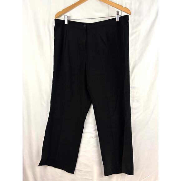 Pendleton Black Straight Leg Pants Trousers Business Women's  Sz 14 - Picture 1 of 10
